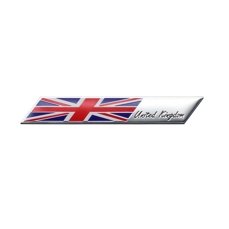 Auto Styling 3D Aluminium ENGLAND Vereinigtes Königreich UK Nationalflagge Karte Auto Motorrad Abzeichen Emblem Aufkleber Auto Zubehör