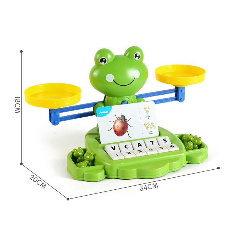 Frog Digial Blancne Puzle Dvelopment Congtve Lgoal Tinking Taning Eany Education Cilren'S Toy