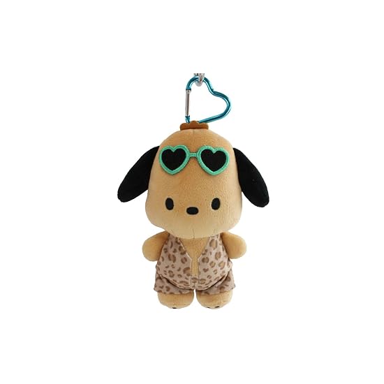 Yasuda Trading Leopard Print Swimsuit Suntan Mascot Series Pouch Pochacco H15cm PC-LP05 Sanrio Pouch H15cm - B0GYC8CNXT