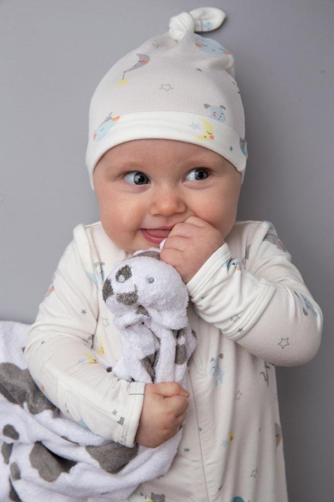 Angel Dear White Cow with Gray Spots by Angel Dear Blankie,