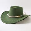 Popolare cappello western da cowboy a tesa larga classico europeo e americano per uomo e donna moda outdoor cappello da cowboy anti-sole cappello jazz
