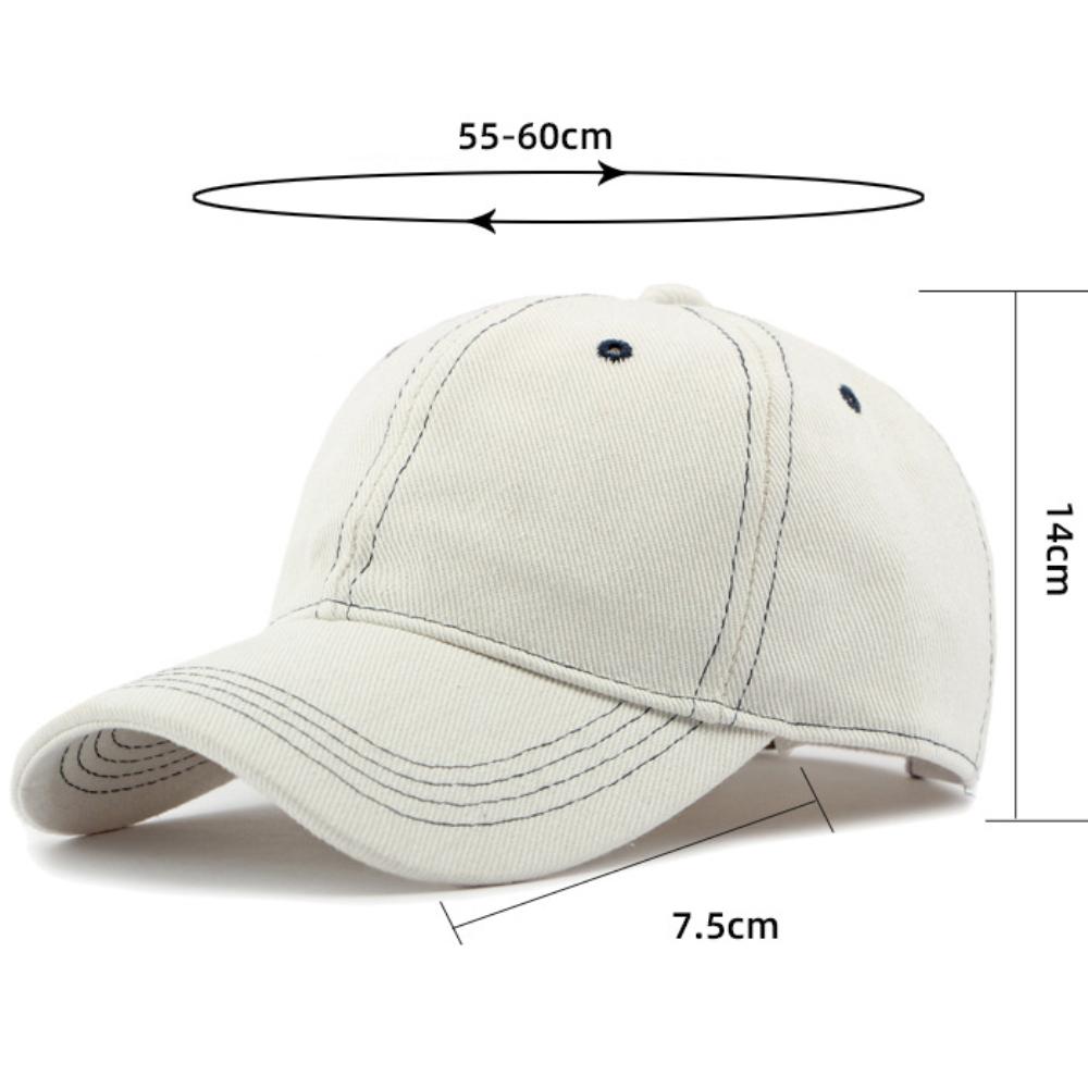 HT4755 Baseball Cap Spring Summer Autumn Caps for Men Women Solid Plain Denim Baseball Hat Male Female Adjustable Snapback Caps