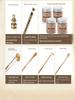 High end Fragrance Seal Gift Box Set Copper Seal Fragrance Complete Incense Path Entry Tool Seal Fragrance Tool Powder Gift