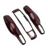 Key Fob Cover Shell Protector Car Modification Replacement for Panamera Cayenne MACAN Boxster Cayman 911 718Redwood