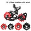 Aluminum Zinc Zinc Alloy Bike Rear Derailleur Pully Bicycle Steel Pulley Bearing  MTB BikeAccessories
