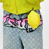 Louis Vuitton Omaggio a Virgil Monogram Classico Forma di Limone Tela e Pelle Pochette Pochette Unisex Giallo M81197