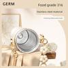 Germ Floral Large-Capacity Thermos Cup Coffee Cup for Women High-Value Water Cup Straw Cup Birthday Gift 25 New Models