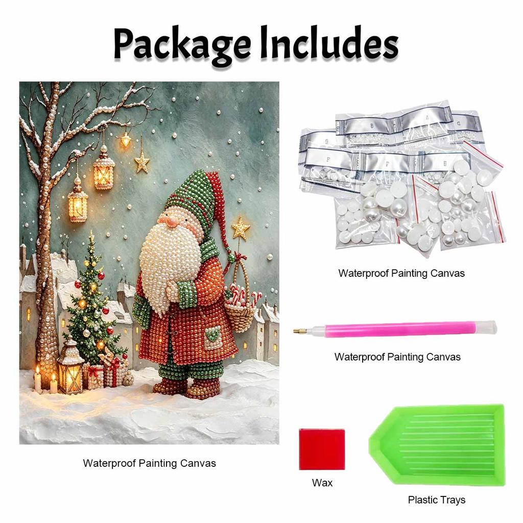 Noel Noel Baba İnci Boyama Kiti El Yapımı Kendin Yap Tatil Ev Dekorasyonu Boyama