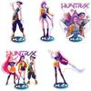 Anime KPop Demon Hunters Acrylic Stand Desktop Decor Cartoon Anime Figure Rumi Mira Zoey Sussy Dolls Fans Gift