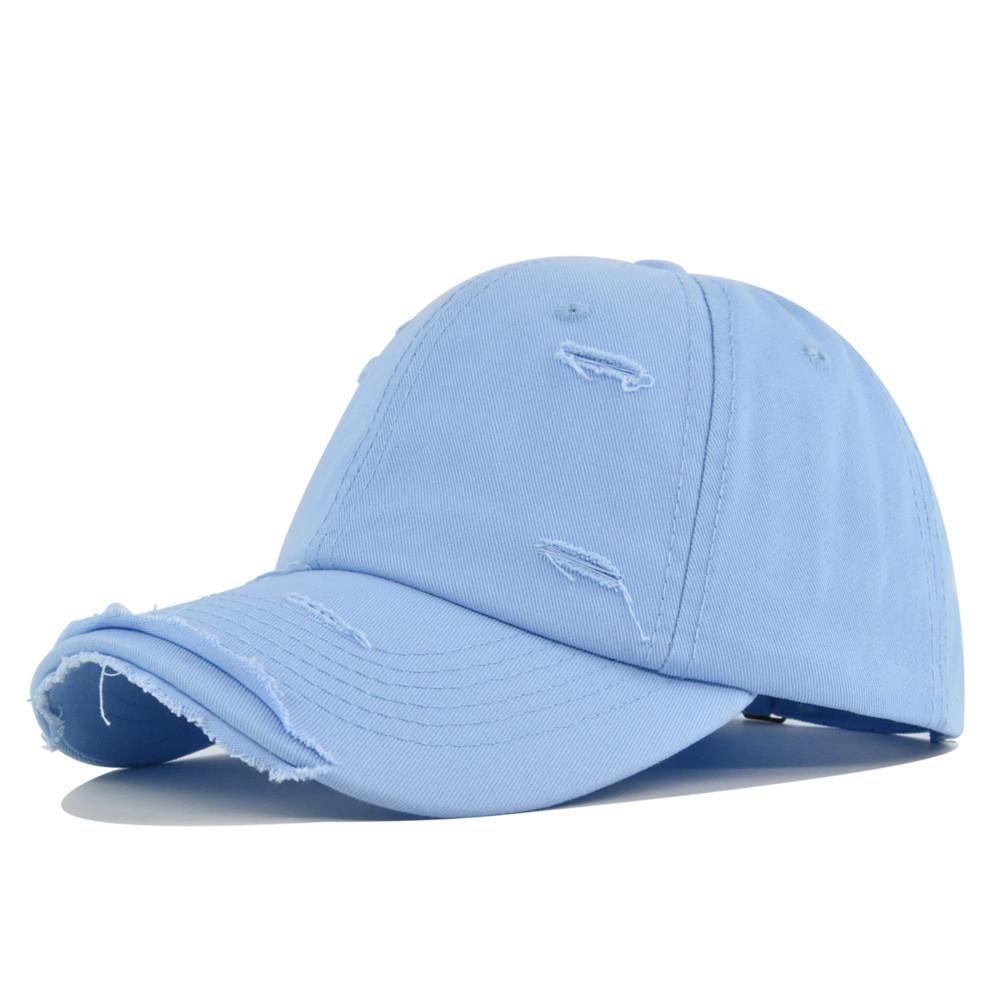 Tongue Hat Duck Solid Color Perforated Baseball Hat Washed Breathable Vintage