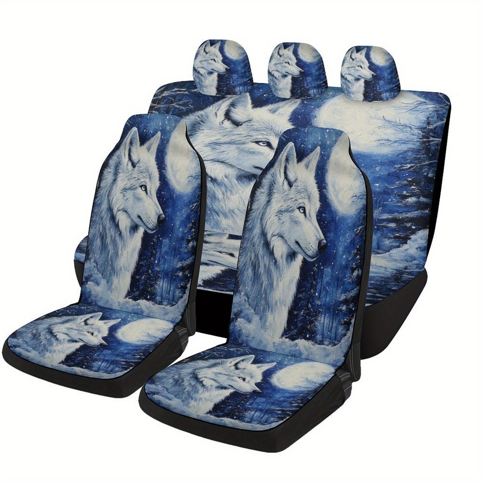 Car Seat Cover Set Featuring A