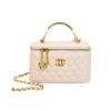 (blanc) Trousse de toilette polyvalente, sac bandoulière à la mode