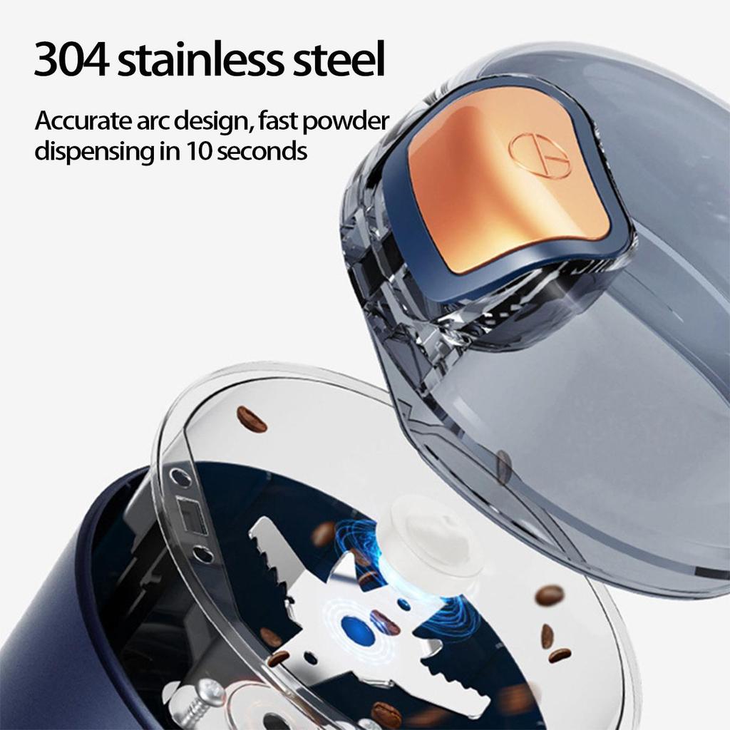 Stainless Steel Electric Grain and Coffee Grinder for Home