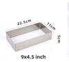 5cm Height Rectangle Thick 304 Stainless Steel Mousse Ring Tiramisu Cake Mold Cheese Fondant Baking Tool Household DIY Bakeware