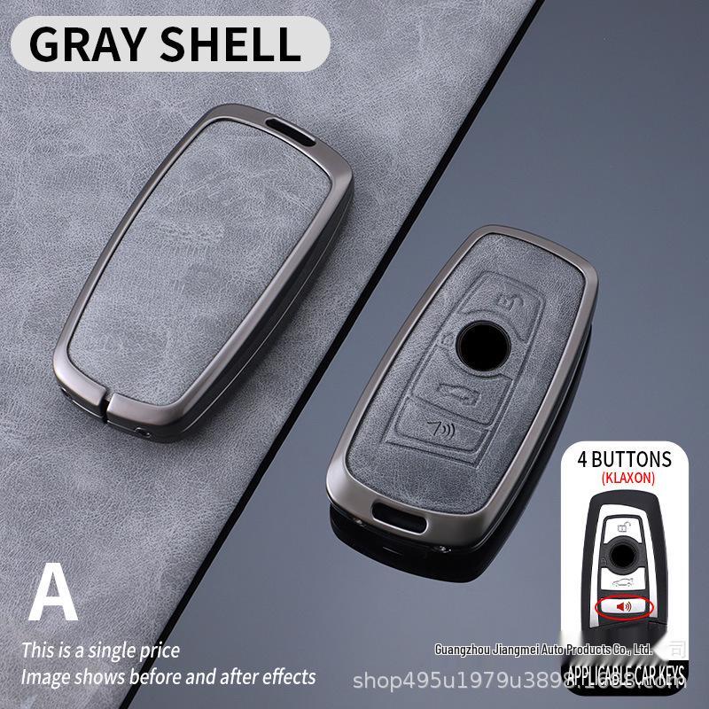 BMW Key Case for New 5, 3, 7 Series and X1-X7 Models - Includes Blade and Buckle, Fits 530, 325i, I3
