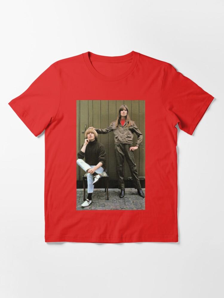 Françoise Hardy Brian Jones and Françoise Hardy Essential T-Shirt