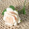 Single Velvet Strand Rose Simulation Flower Table Decor And Special Occasions