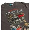 Wallace and Gromit Unisex Adult A Close Shave Montage Vintage Wash Boxy T-Shirt