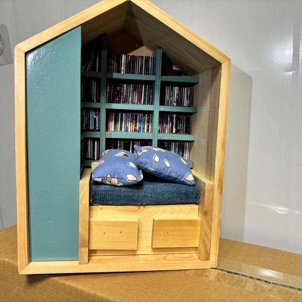 Kreatives Anti-Angst-Bücherregal Stressabbau Mini-Bücherregal Fidget-Spielzeug Bücherregal-Dekor