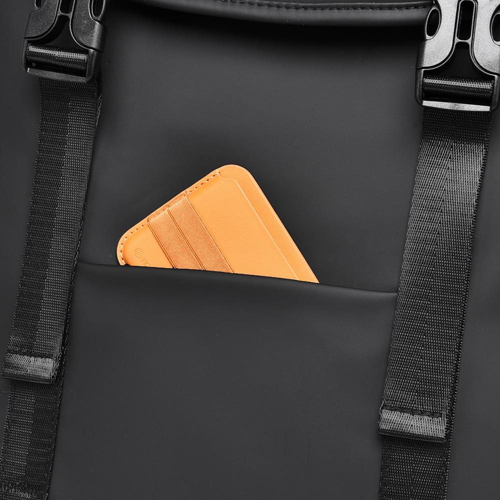 Backpack Men's Solid Color Travel Bag Large Capacity Business Bag
