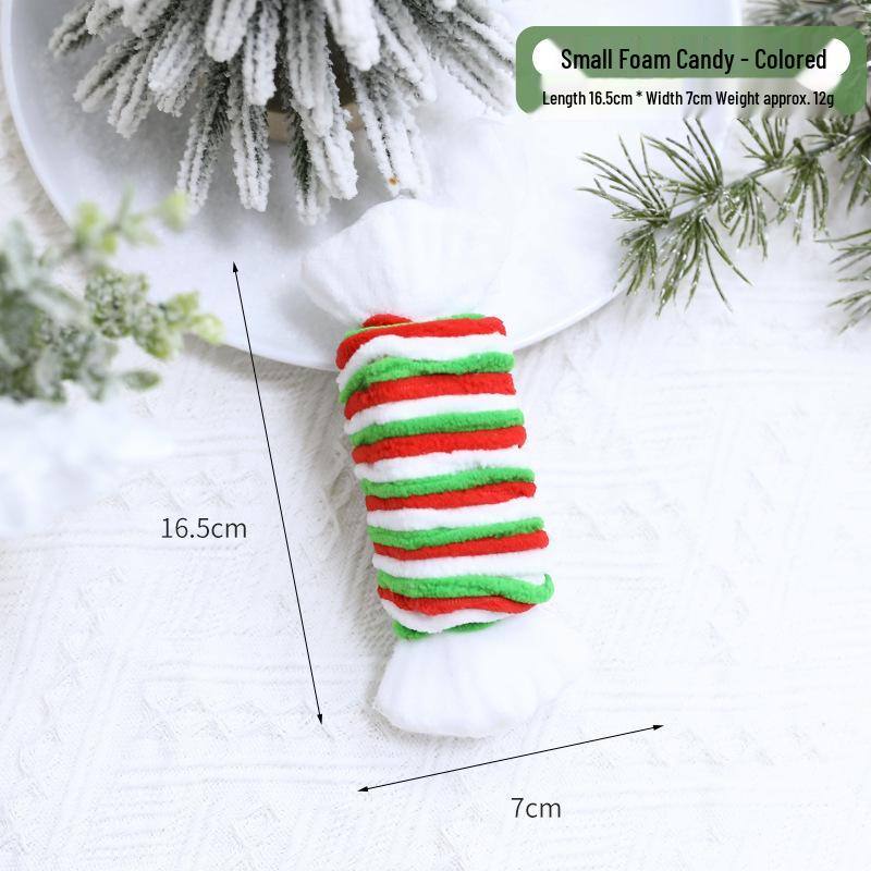 

Foam Candy Christmas Tree Ornaments - Hanging Decorations for Hotels, Malls, and Shops As shown in picture