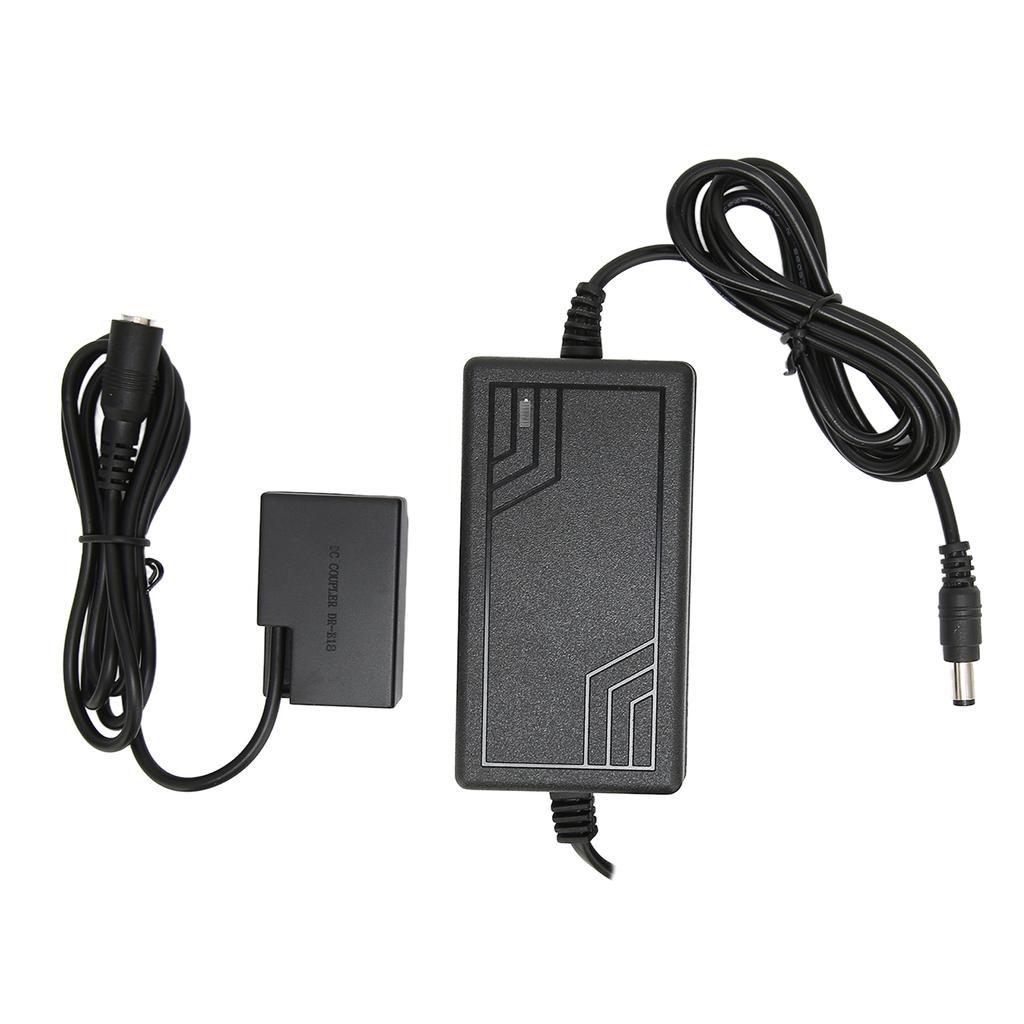 DRE18 DC Coupler Dummy Battery with Power Adapter for EOS RP Mirrorless 760D 750D 800D 850D 77D 200D