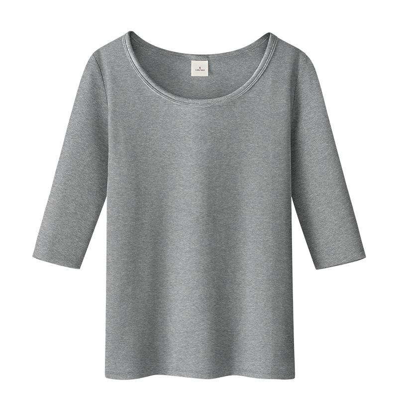 

Женская летняя футболка в корейском стиле - однотонная, рукав средней длины, свободного кроя, тренд 2022 2XL