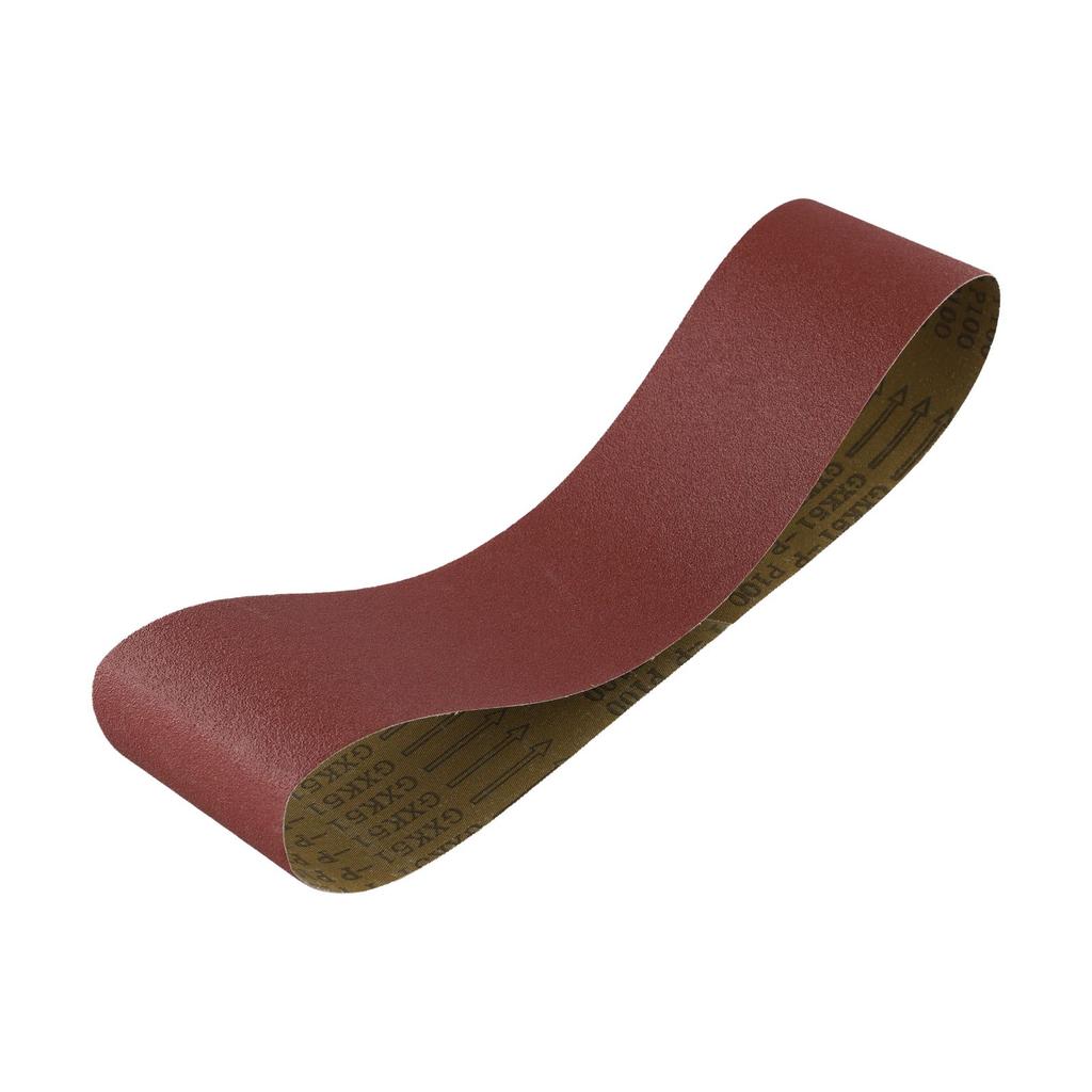 1 pièce 915x100mm Bande de ponçage 40-1000 Grit Bande abrasive Bande de ponçage Papier de verre Meuleuse Ponceuse Tampon de polissage pour métal Outil de ponçage