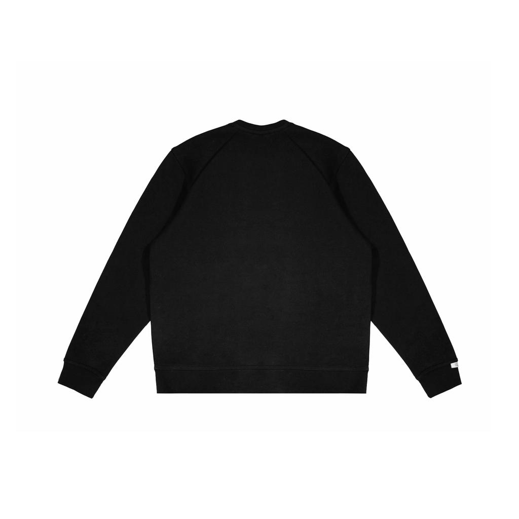 Adidas LABEL Pullover Long Sleeved Sweatshirt Unisex Black IB2774(Group1165-)