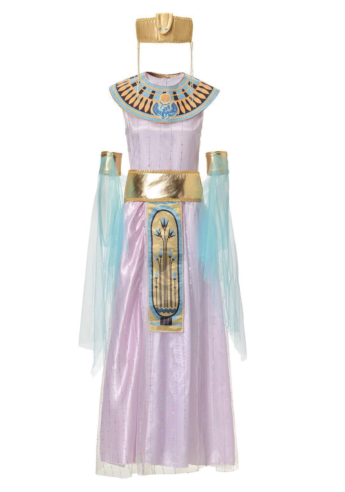 Halloween Egyptian Greek Goddess Cleopatra Costume Dress Large