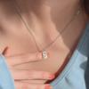 2022 Summer Luxury Sparkling Diamond Clavicle Necklace: Simple, Elegant, Cool Style for Women