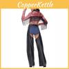 Sexy Tassel Western Denim Cosplay Clothingfor Halloween Party Stage Show Cotton Blend Cosplay