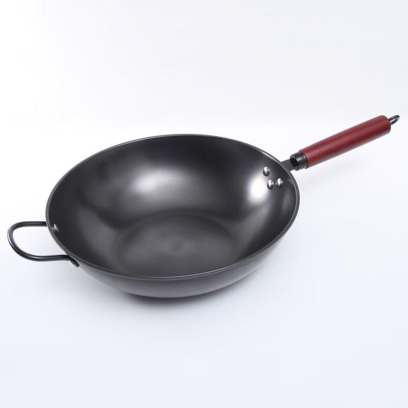 SanJiaoLong XiNuan 32cm Non-Coating Cast Iron Wok