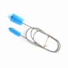 Flexible Cleaning Ended Brush Double Tubes Brush Pipe Fish Tank Spring Clean Tool(Blue)