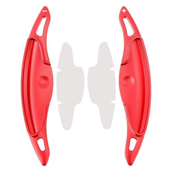 Steering Wheel Paddle Shifter Extension For Hyundai Elantra i30 Aluminium Red
