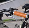 UPANBIKE Bike Grip 7/8" Leather Grip Double Lock Grip for