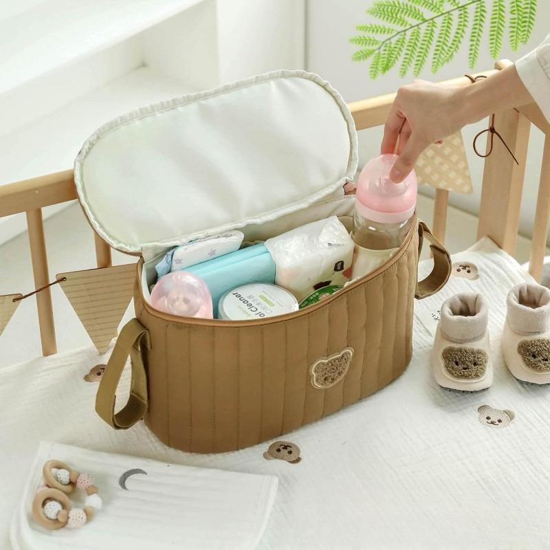 Tragbare Mommy Bag Multifunktionale Baby Kinderwagen Hänge Tasche Windel Aufbewahrungstasche für Wagen Flasche Babyartikel Organizer