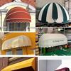 French Curved Trapezoidal Sunshade Awning for Doors and Windows