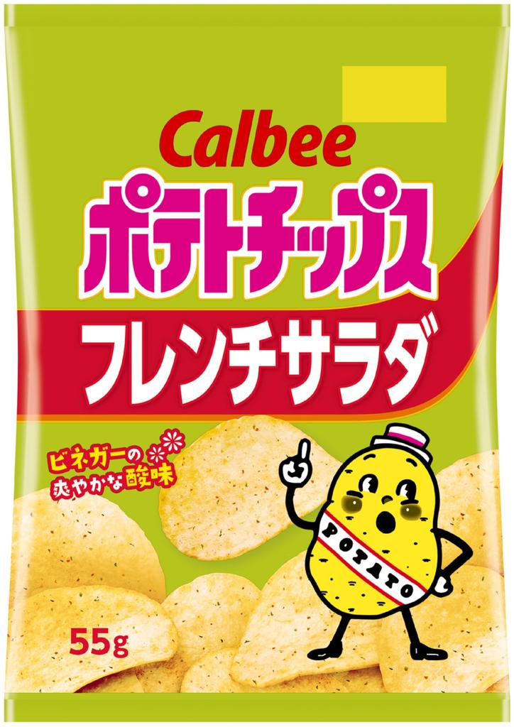 Calbee Potato Chips French Salad 55g x 12 bags