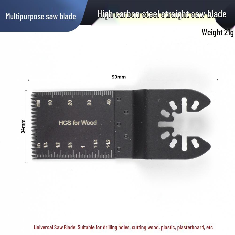 Universal Multifunctional Oscillating Tool Saw Blade - High Carbon Steel Bimetal, 35mm & 45mm, for Cutting & Grinding