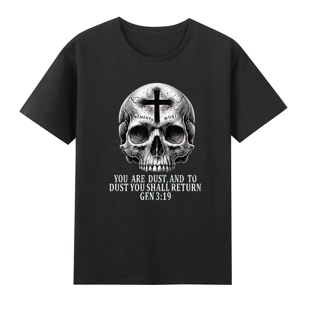 Meunisexto Mori Catholic Crucifix Traditional Latin Mass Skull Horror Unisexs TShirt S