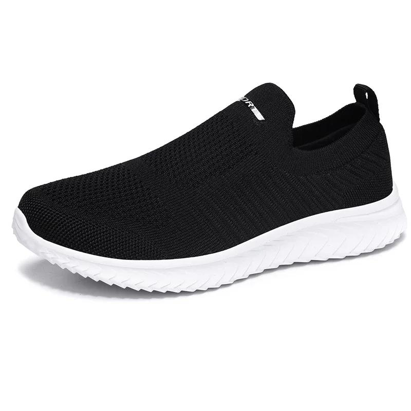 Men Women Shoes Mesh Men Shoes Lightweight Comfortable Men'S Sneakers  Autumn Fashion Slip On Flats Couple  Shoes Loafers