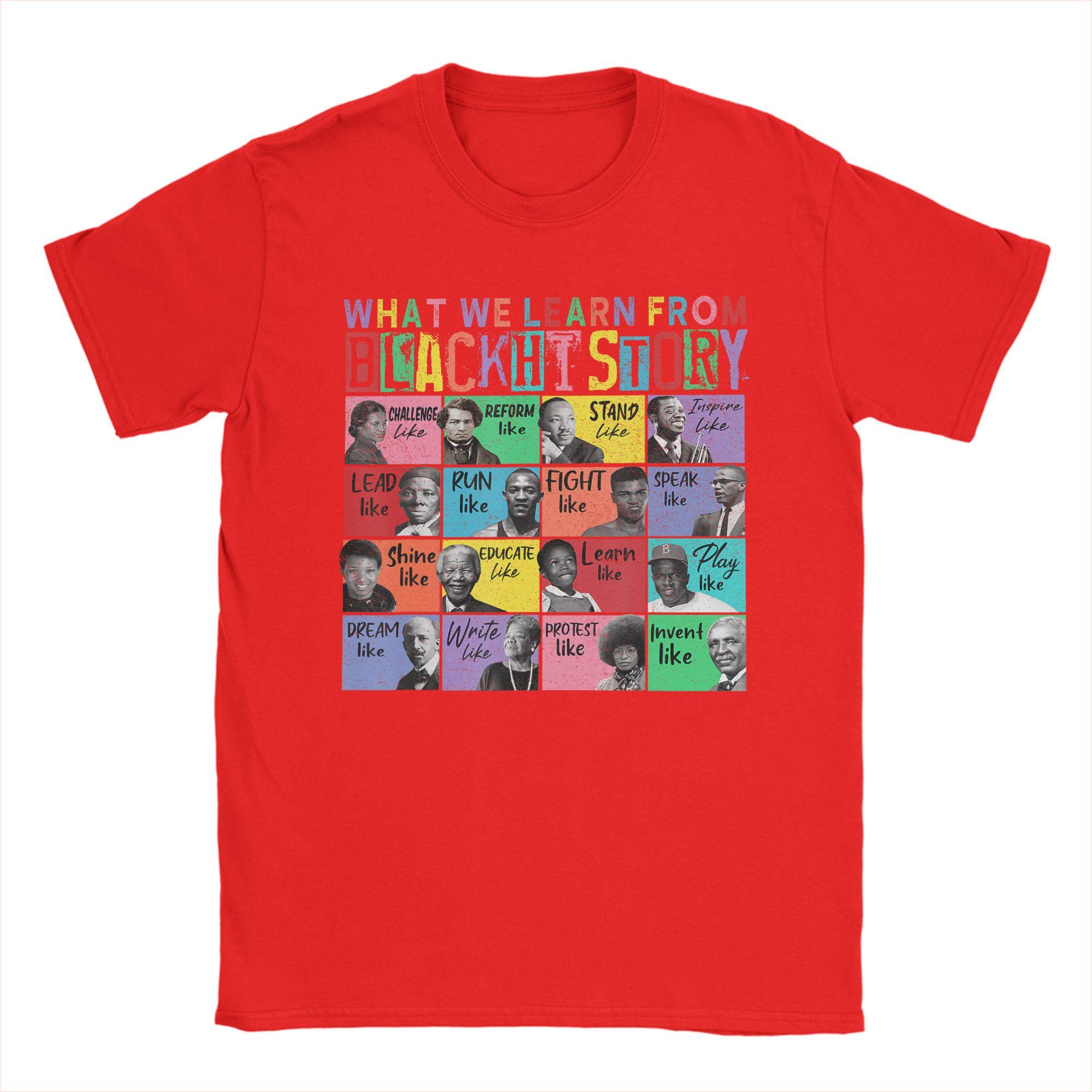 

Fashion Black History Black History Month TShirts for Unisex Crewneck Pure Cotton T Shirts Short Sleeve Tees Plus Size Clothes S