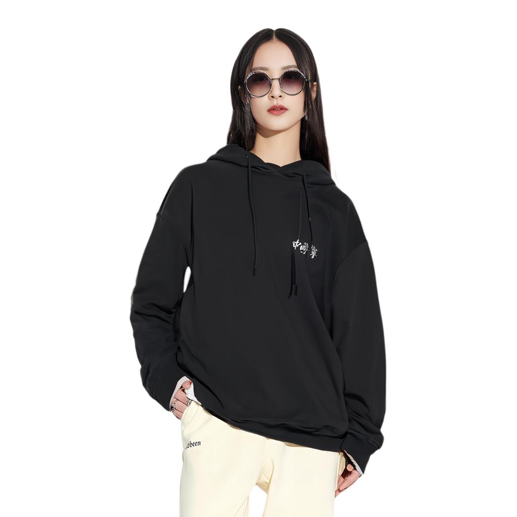 Li Ning Sweatshirt Women's Black AWDSC92-5