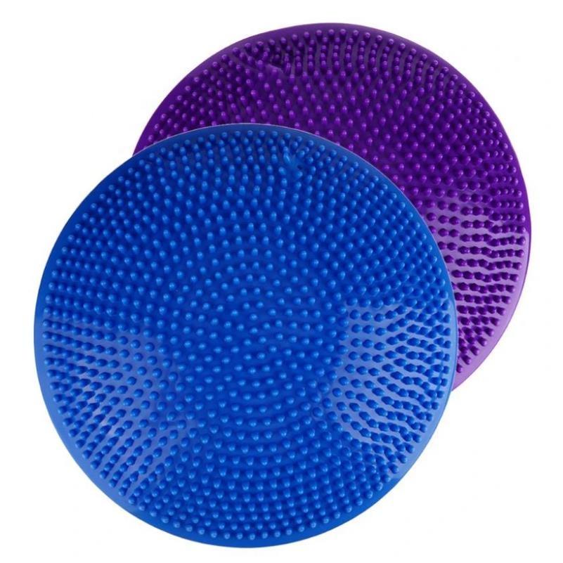 Round Customized Color Thick 33cm PVC Inflatable Balance Mat & Pad for Indoor Exercise Gym Foot Exercise with Customized Logo