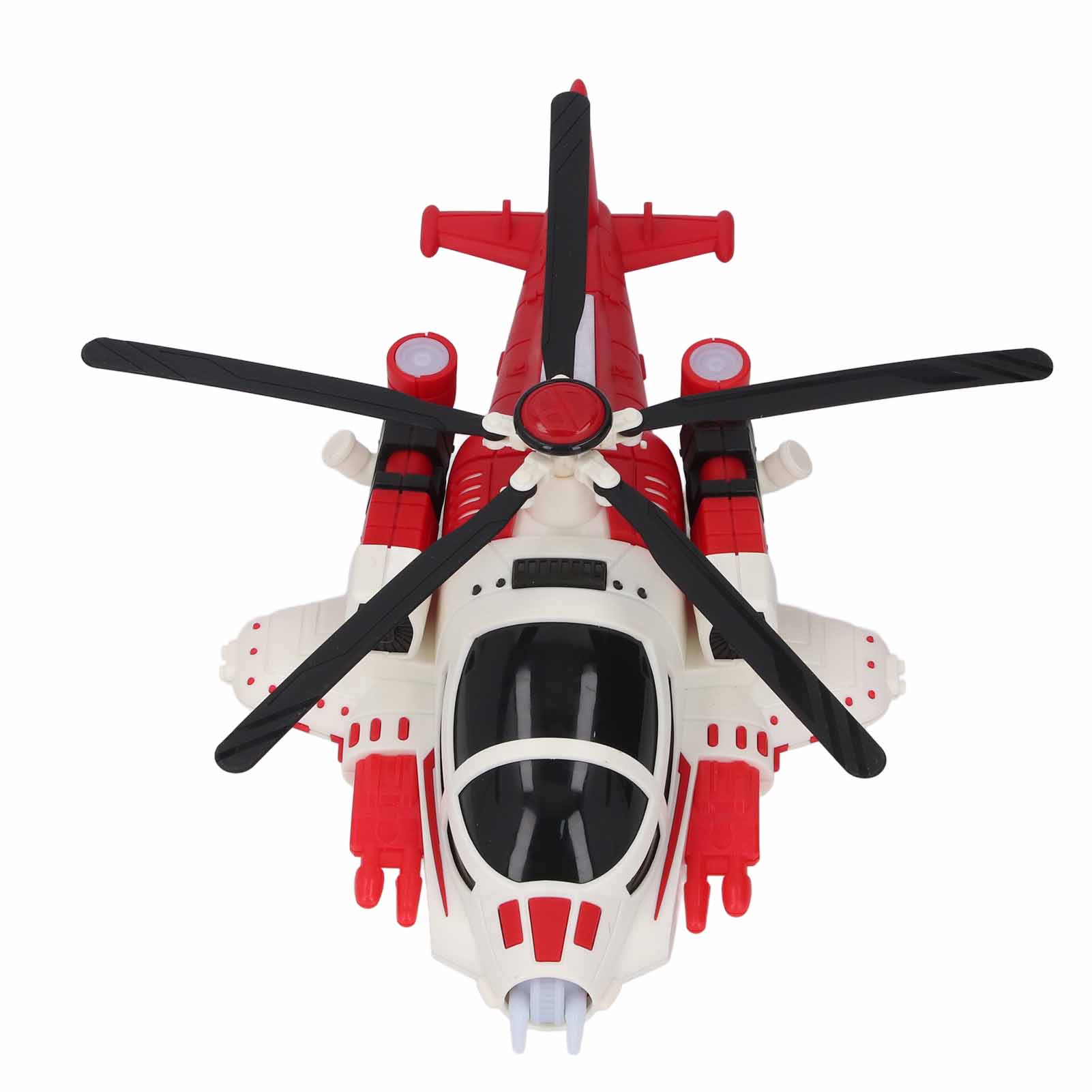 

Kids Airplane Toy Cool Music Plane Toy Universal Propeller Electric Airplane Toy with Light and червоний