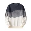 Knitted Sweater Autumn and Winter Thickened Sweater Sweater Crew Neck Top Versatile High-end Men's Clothing