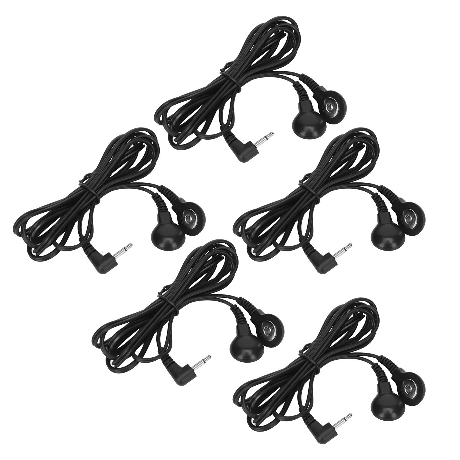 

5шт электродный провод черный 2,5 мм колено 1,2 м длиной сменные провода для цифровой терапии TENS