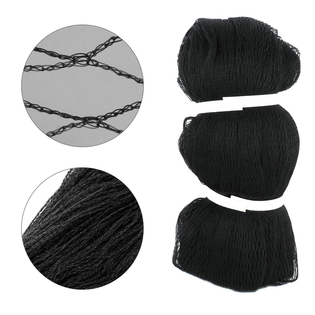 Black Orchard Bird Netting High Density Polyethylene Knotless Anti Fall Leaves Pond Net