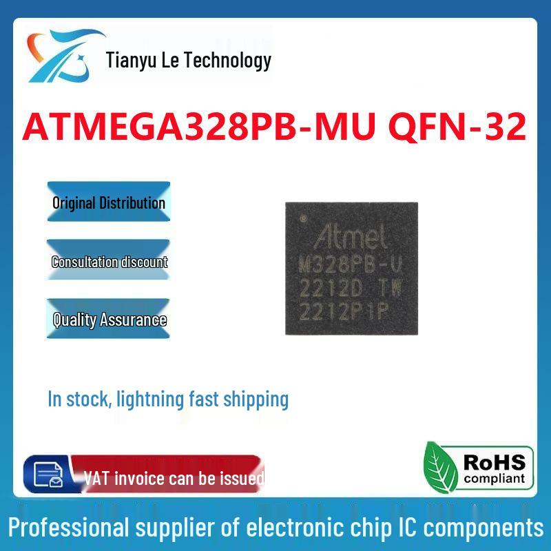 ATMEGA328PB-MU SMD QFN-32 8-bit AVR Microcontroller Chip